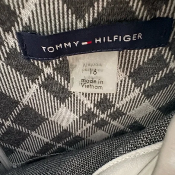 Tommy Hilfiger Gray and White Plaid Dress - Picture 2 of 3